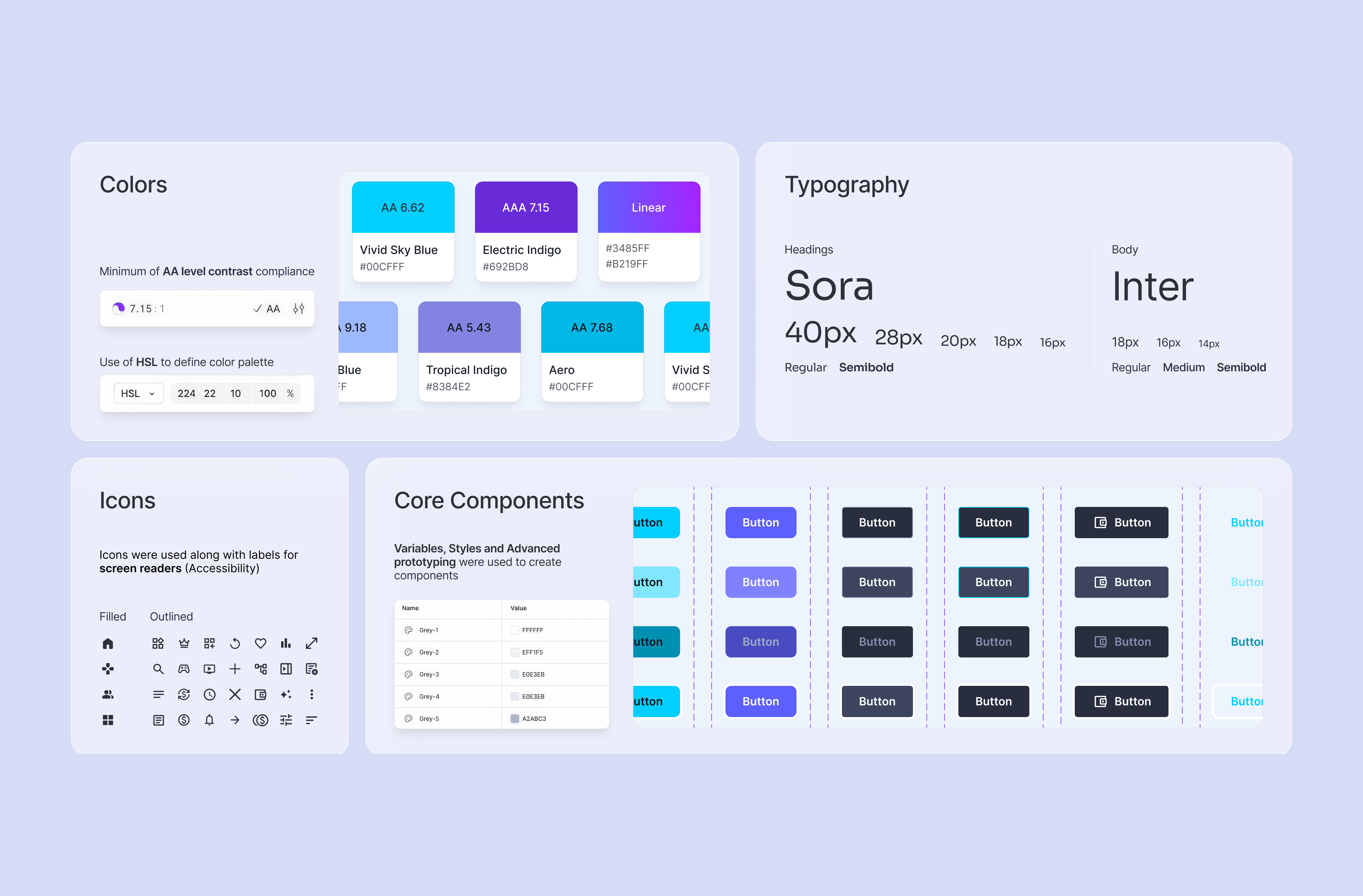 Design System branding buttons color palette colors components crypto design system fintech graphic design icons saas swatch systems typography ui visual design web3