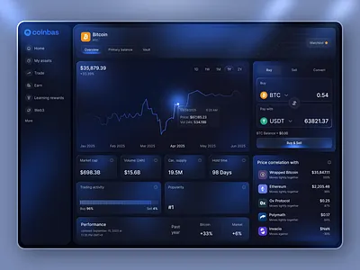 Crypto Exchange Dashboard Design crypto exchange dashboard design crypto exchange platform ui crypto portfolio dashboard ui crypto trading platform portfolio trading dashboard ui web3 crypto dashboard design web3 trading dashboard design webdesign