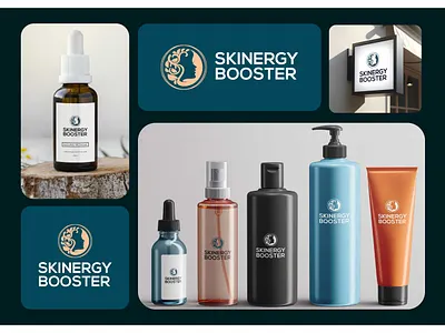 Skin Booster – Radiance & Renewal Logo Design beauty logo branding business logo design logo logo design logo mockup man logo minimalist logo modern logo natural logo nice design skin booster logo skin care skin logo desgin vector