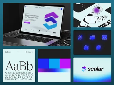 Digital Agency Website — UI Design, Visual System & Illustration b2b bran identity branding color palette design design studio graphic design illustration interface logo typography ui user experience ux visual system web webdesign website design website development