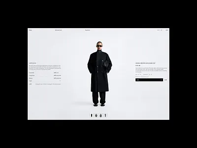 Product page carousel clothingretail design designinspiration digitalstore ecommercedesign fashion fashionappdesign minimal minimalistic mobileux onlineshoppingux perfume uidesign uxdesign webdesign whitespace