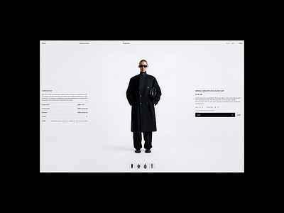Product page carousel clothingretail design designinspiration digitalstore ecommercedesign fashion fashionappdesign minimal minimalistic mobileux onlineshoppingux perfume uidesign uxdesign webdesign whitespace