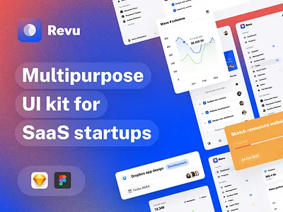 Revu UI design kit for SaaS Dashboards app dashboard dashboard design design system jira mobile app design mobile app template multipurpose product design saas saas dashboard trello ui ui design ui kit user interface ux ux design web app web app template