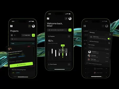 AI Task Tracker App Design activity planner ai design ai mobile app mobile app design mobile app uxui mobile design planning app product design productivity app project management app schedule app task app task manager task manager app task planner team work app time tracker time tracker app workflow automation