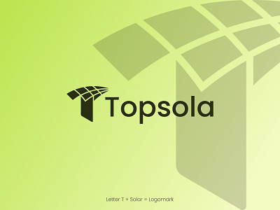 Modern Letter T Solar Energy Logo Design for Renewable Brands brand identity branding clean tech logo design company logo inspiration creative eco friendly logo design letter t letter t logo logo minimalist logo modern green energy logo renewable energy branding solar energy logo design solar panel logo concept t solar logo