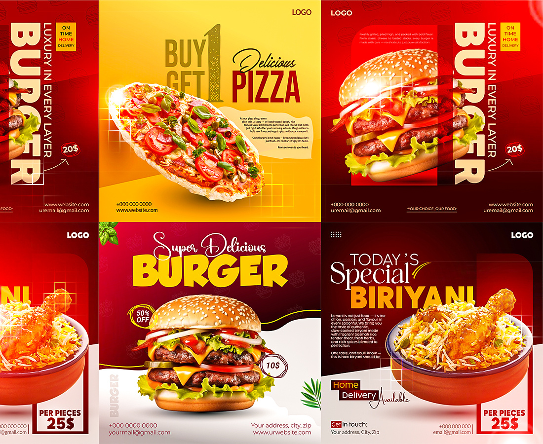 Food Design | Social Media Visuals design food graphic design graphic designer product social media visual