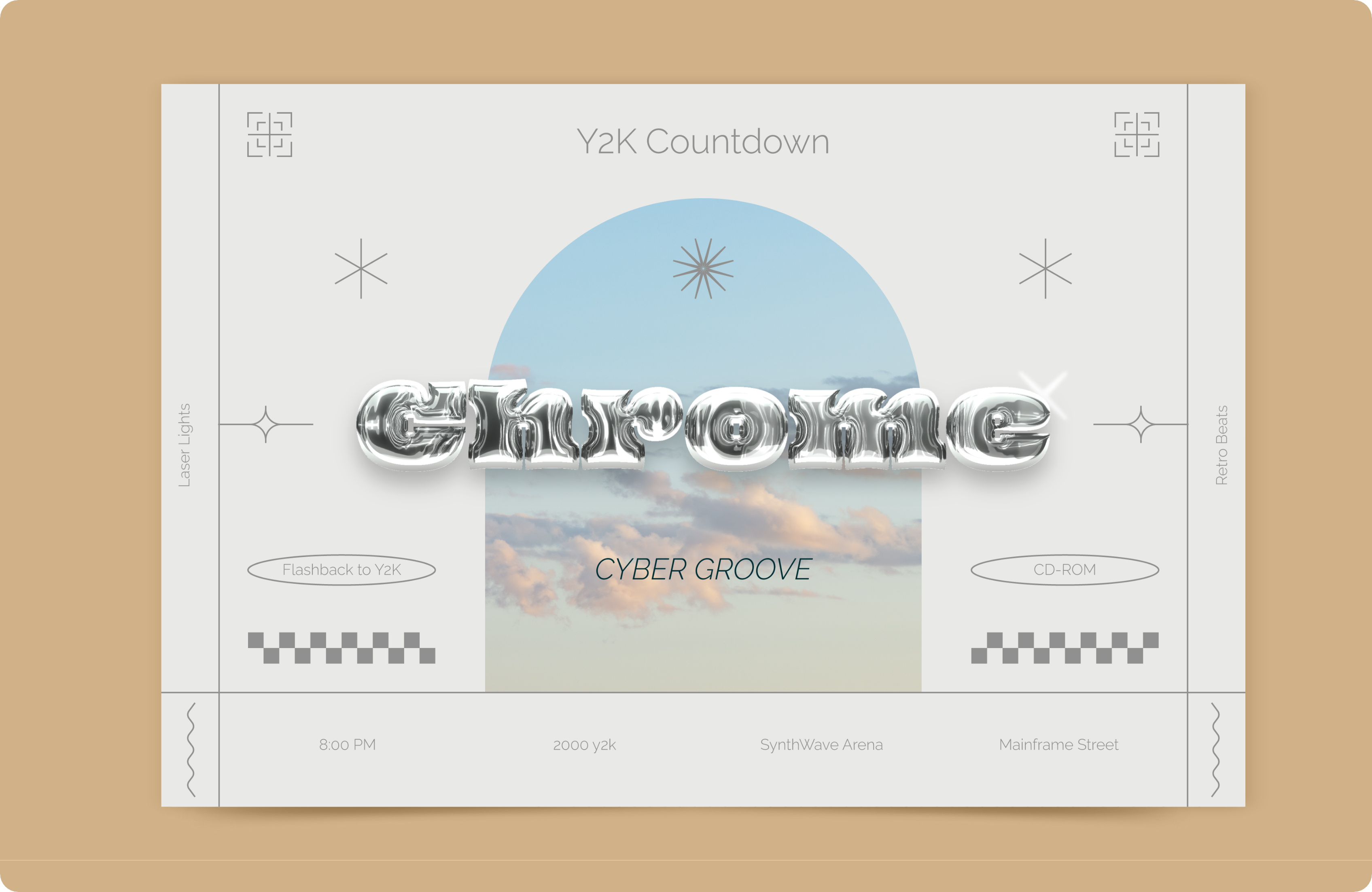 Y2K Templates for FREEPIK branding design graphic design typography vector