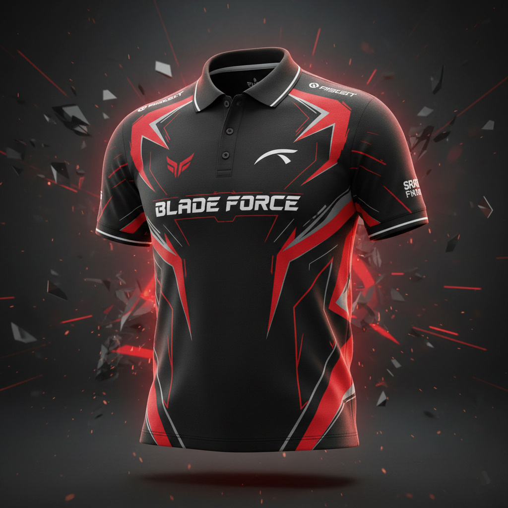 Custom E-Sports Jersey Design 2025/26 design e sports jersey free fire gaming graphepical illustration jersey jersey design power soccer sportswear sublimation t shirt design teamwear vector
