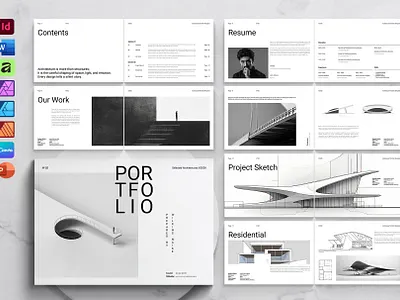Architecture Portfolio Template Landscape architect portfolio architectural design architecture brochure architecture portfolio creative portfolio design portfolio landscape layout modern portfolio portfolio presentation portfolio template