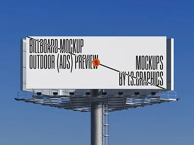 Billboard Mockup 3d mockup advertising agency advertising design advertising mockup big format print billboard mockup city billboard mockup event advertising event promos graphic design large format mockup layout design mockup mockup template outdoor ads layout outdoor billboard outdoor mockup real estate advertising signboard mockup street billboard mockup