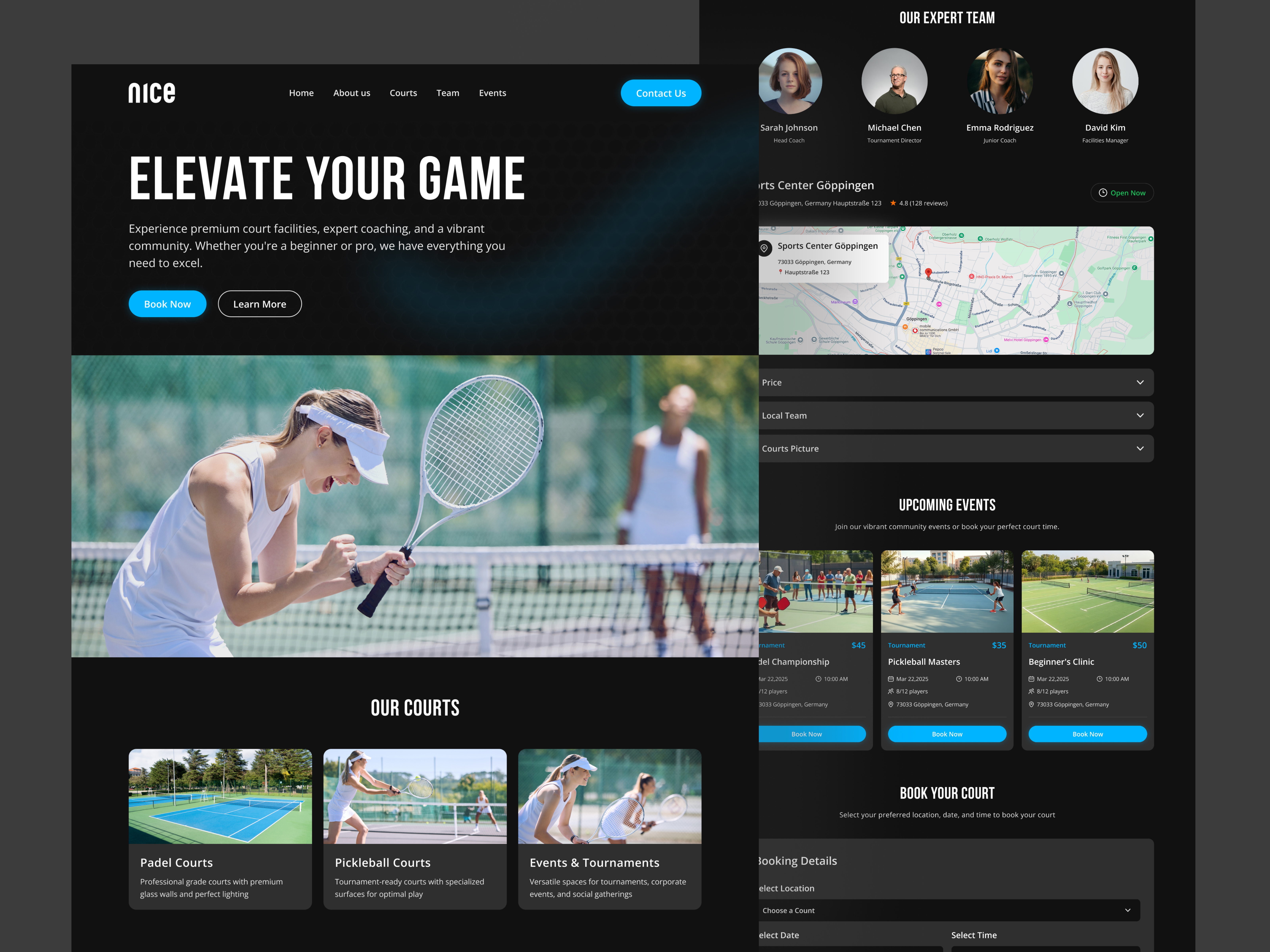 Browse thousands of Tennis Event images for design inspiration | Dribbble