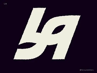 LA: custom lettering california calligraphy custom flow fun handlettering iconic identity la lettering logo logodesigner losangeles original rough script strong type unique vibe