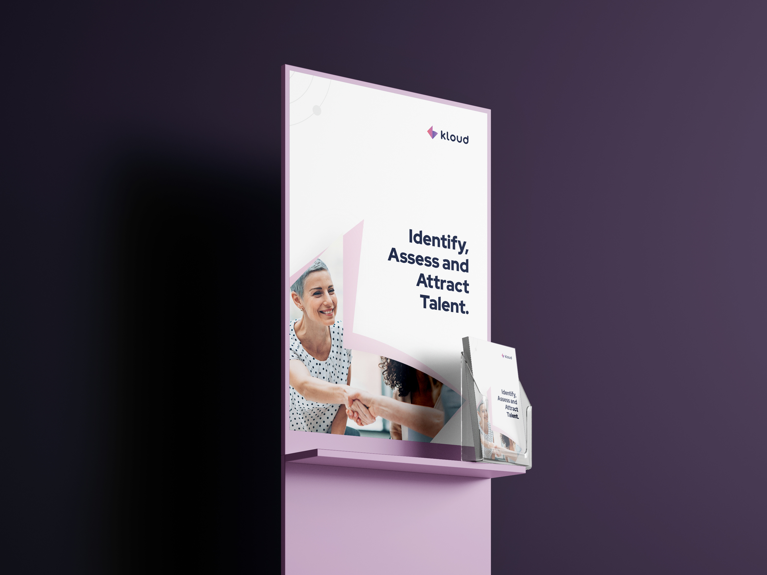 Kloud Search - Branding b2b branding brand collateral brand identity business cards corporate identity envelope design executive search letterhead print design professional services recruitment branding stationery design visual identity