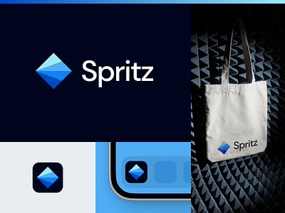 Spritz | Visual Identity blue branding graphic design logo visual identity