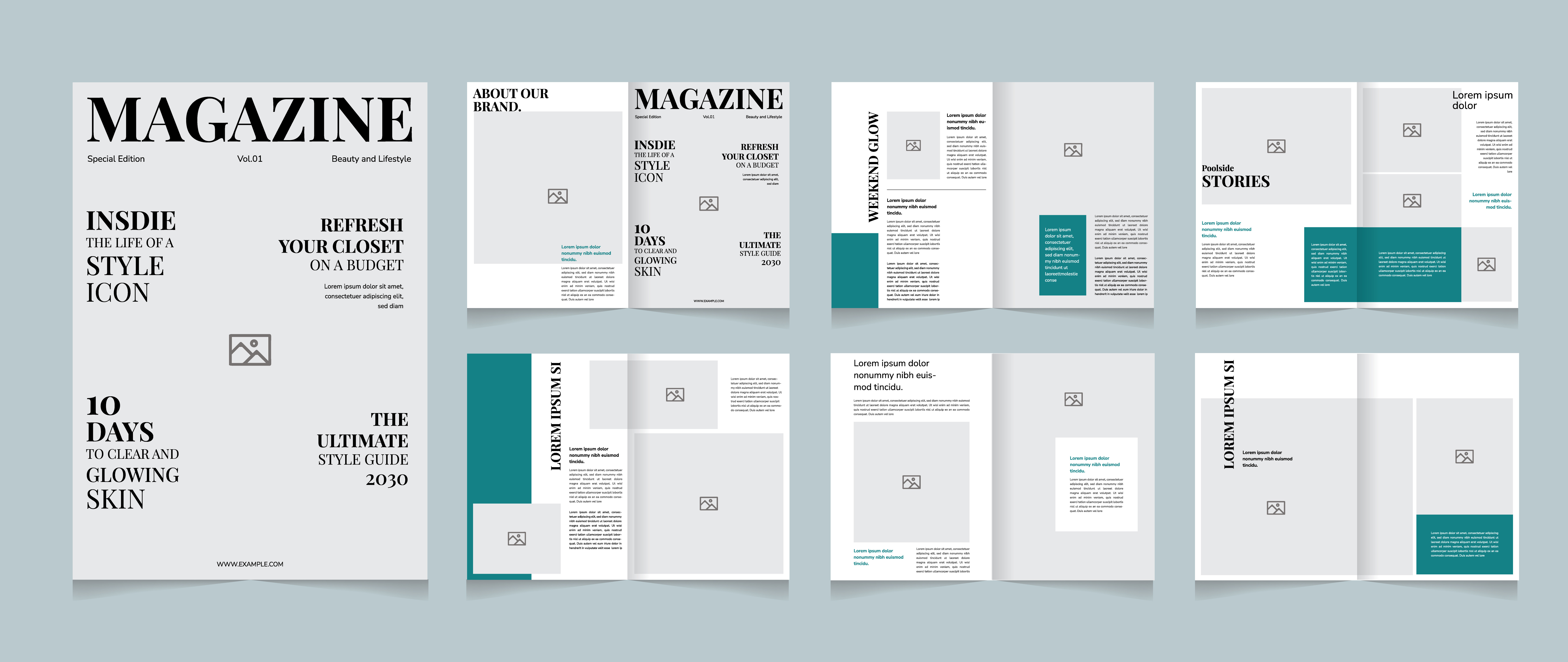 Modern Minimal Magazine Template a4 magazine design beauty magazine design branding magazine design clean magazine template creative magazine pages editorial magazine elegant magazine design fashion magazine grid layout magazine lifestyle magazine lookbook layout luxury magazine template magazine template minimal magazine layout modern editorial template multipage magazine template photo editorial layout print ready magazine professional magazine layout typography magazine