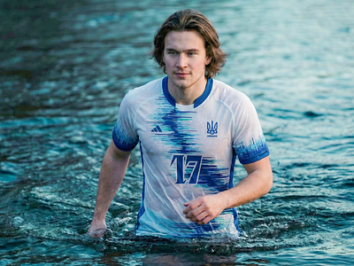 Dnipro Jersey baller dnipro football football kit jersey national team ocean river soccer sport ukraine water waterfall wet