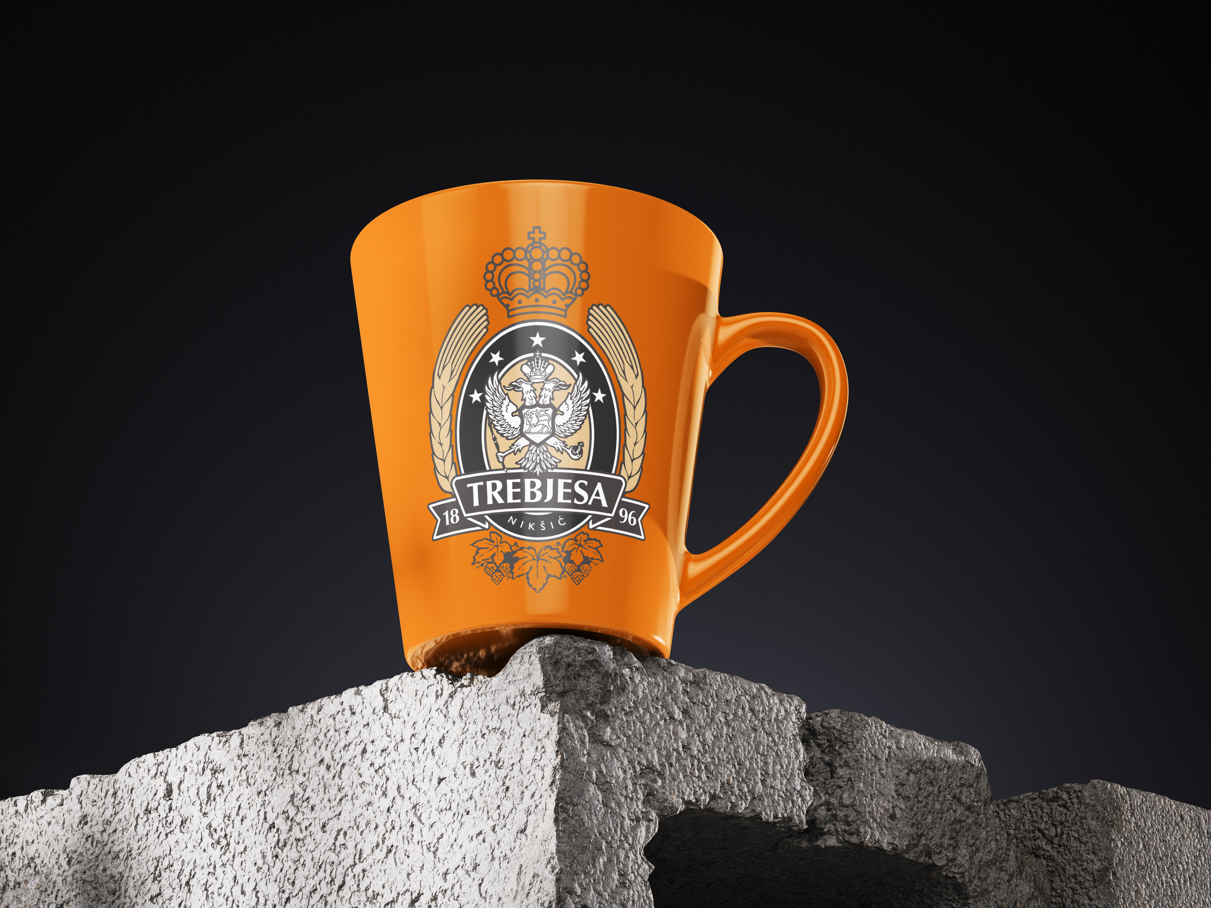 Logo - Trebjesa Brewery branding business convert to vector graphic design illustration jpg to vector logo logo design logo vectorization mockup modern design print print design raster to vector redraw social media graphic typography vector vector tracing vectorization