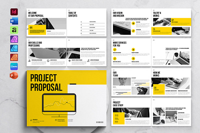 Project Proposal Template Landscape business proposal company proposal corporate proposal landscape layout professional proposal project document project proposal proposal brochure proposal design proposal template