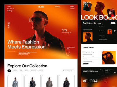 Fashion E-Commerce Landing Page Design ecommerce ui editorial design fashion brand fashion ecommerce fashion website ui framer juice lab lnding page lookbook design luxury fashion ui minimal ui product design product grid ui trend curation ui ui design ui ux web design webflow website website ui