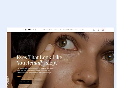Skincare Hero section