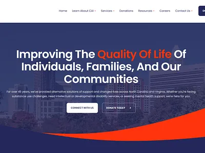 Community Organization Web Design branding logo web design wordpress