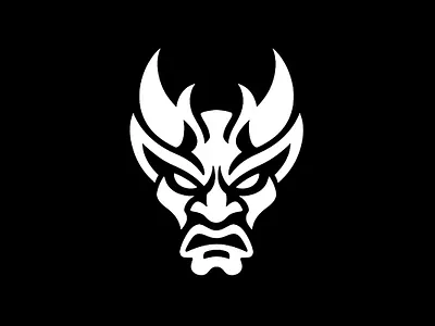 Demon Mask Logo – For sale bold design