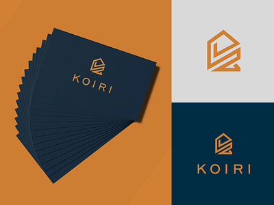 Koiri house branding building business card expensive house interior k k letter letter logo lettering lineart lines logo logodesign logotype luxury monogram premium simple