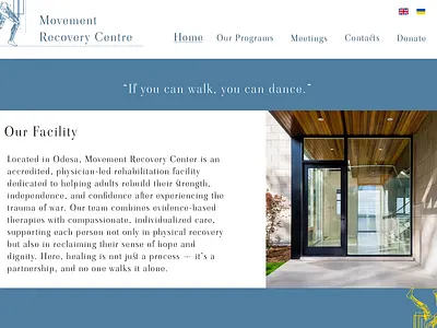 Recovery Centre Web graphic design recovery ui uiux website