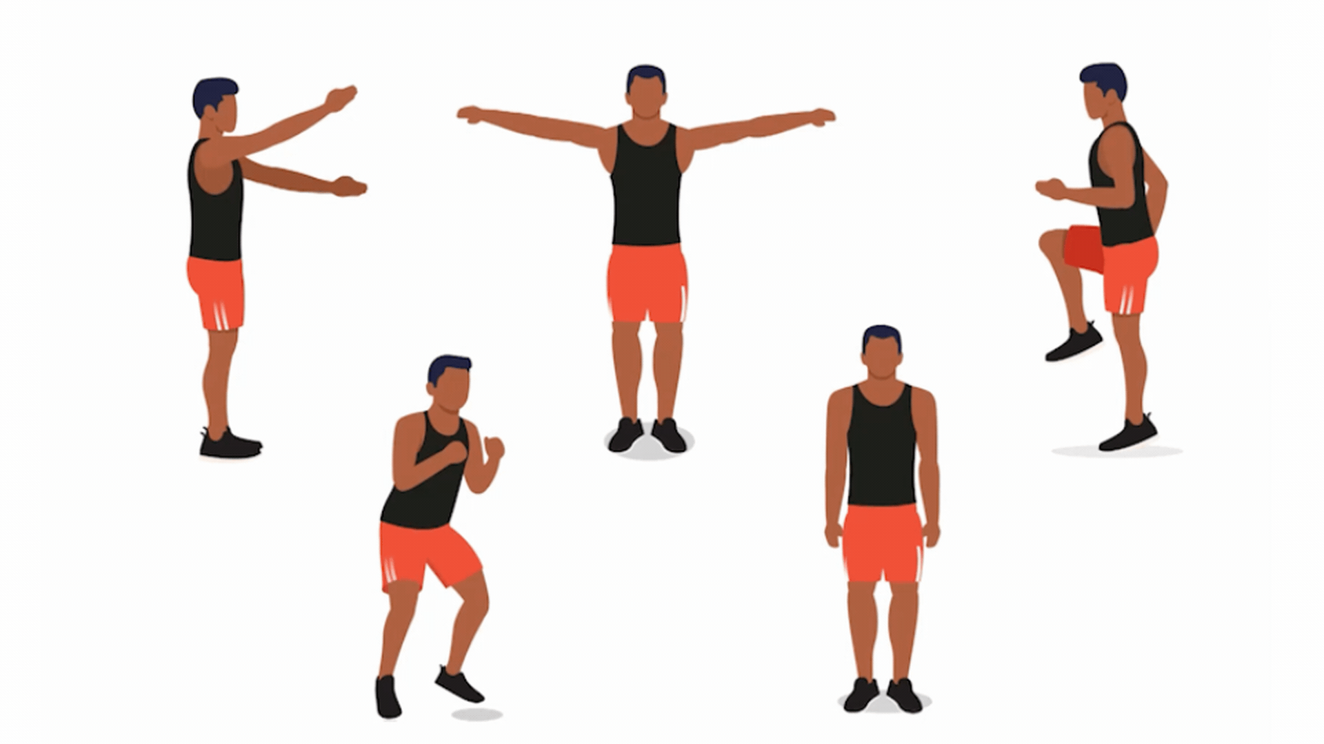 Exercise animation animation character animation exercise animation motion graphics workout animation