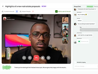 Video conference dashboard (Meetra) dashboard figma typography ui user interface ux website design writing