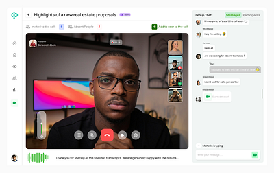 Video conference dashboard (Meetra) dashboard figma typography ui user interface ux website design writing
