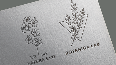 Hand Drawn Botanical Logo Design botanical branding clipart decoration design illustration lineart logo minimal simple visual identity