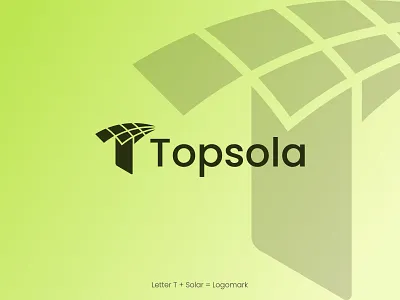 Modern Letter T Solar Energy Logo Design for Renewable Brands brand identity branding clean tech logo design company logo inspiration eco friendly logo design letter t logo logo logo design modern green energy logo modern logo renewable energy branding solar energy logo design solar logo solar panel logo concept t logo design t solar logo tech tech logo