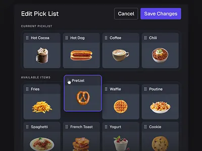 Menu Item Management UI Design for POS pos product saas ui ux
