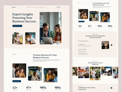 Strategix – Consulting Agency Website UI/UX Design agency agency website branding business consulting website consulting consulting company consulting website corporate website corporate website ui corporatewebsite dribbble landing page design pixelean saas landing page sahin mia ui ui design uiux web design