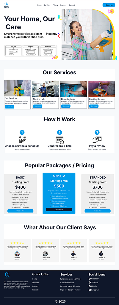 Home care Landing Page care website design graphic design home care home care website landing page landing page design sass sass landing page ui ux web design