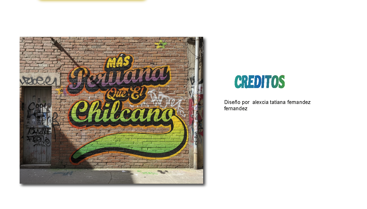 Estilo chicha tipografia