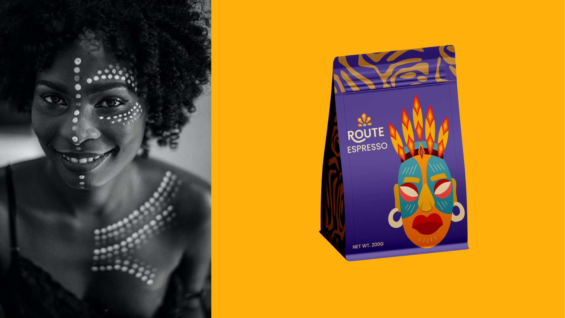 African Coffee Branding Logo n' Packaging african branding cafene coffee design graphic design illustration label design logo packaging design
