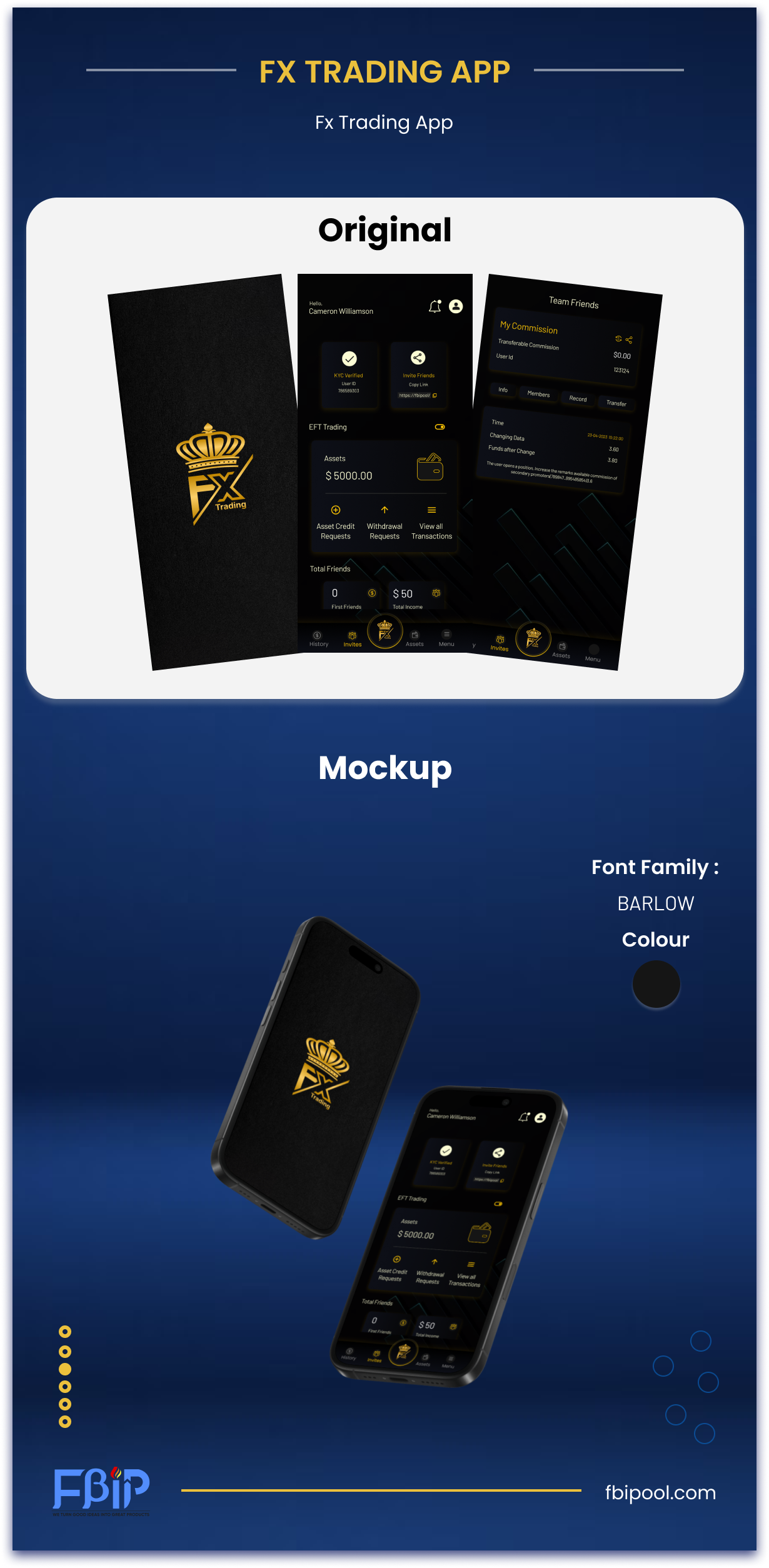 EFT - Trading App app branding design graphic design mobile app trading app ui web website website design