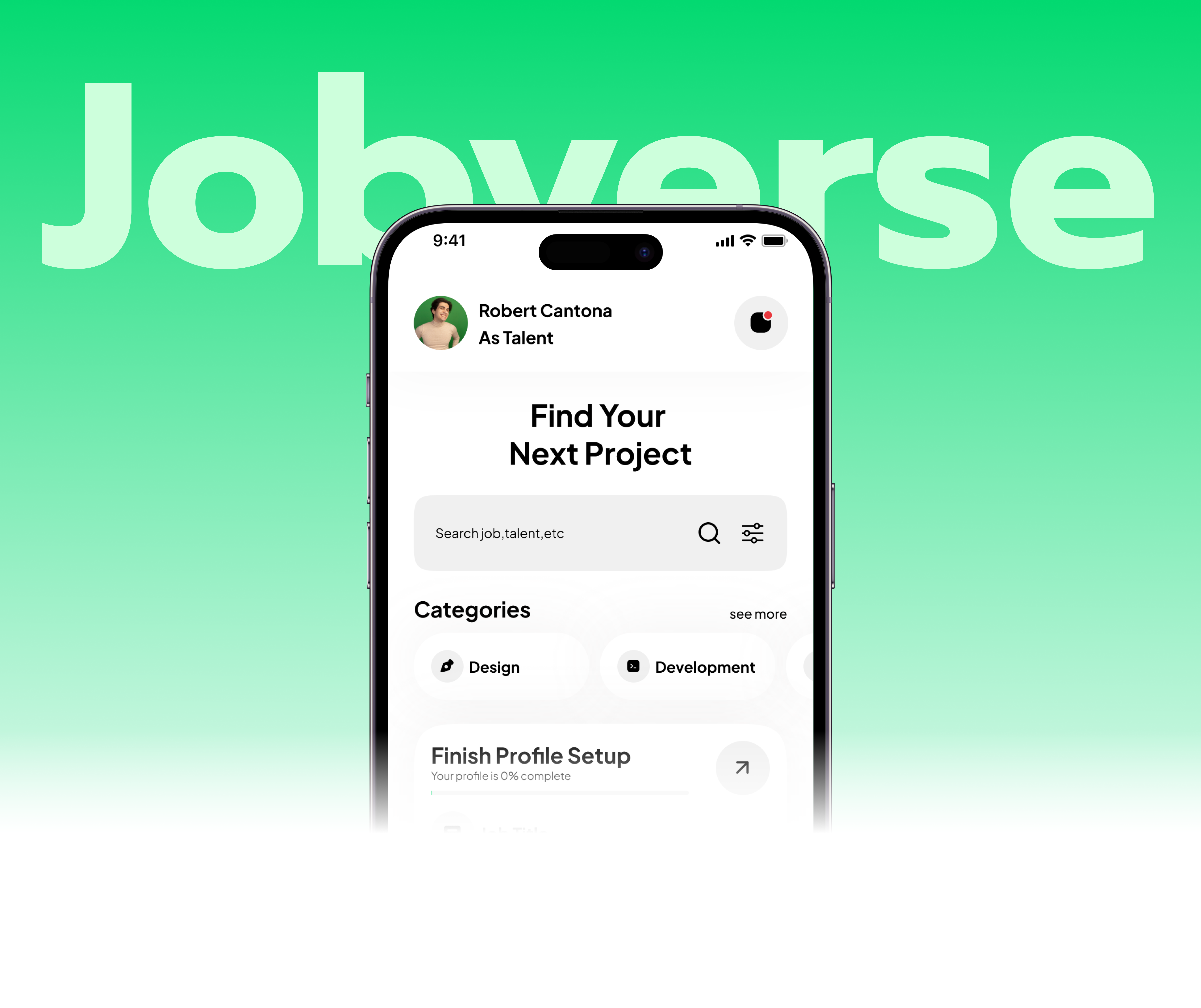 Freelance Marketplace App app design clean ui concept dark mode dashboard freelance app gig economy hiring ios app job finder marketplace minimalist mobile ui modern product design recruitment talent hub ui kit user interface ux design