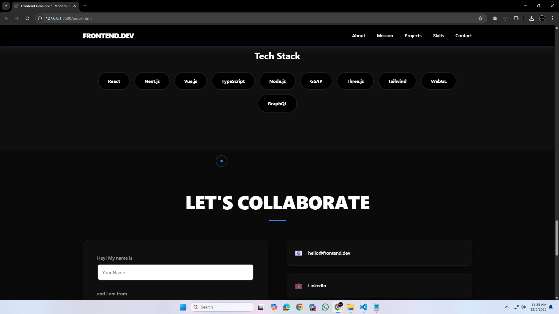 Example service media