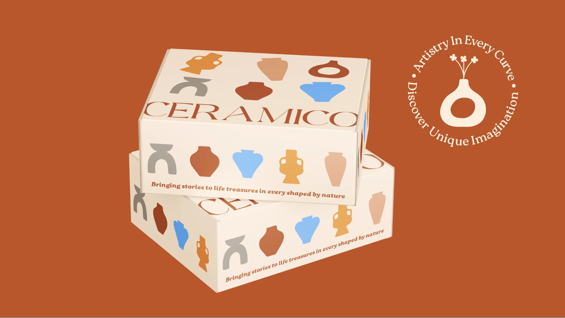 CERAMICO! Hand Crafted Items for Everyday Moments branding design graphic design hand craft illustration label design logo packaging design product design visual identity