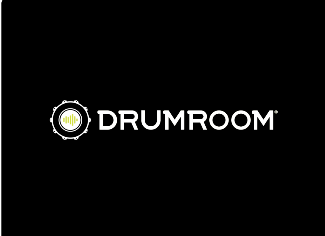 Drumroom Logo Animation animation branding drum logo drummer logo intro logo logo animation logo gif logo motion logo reveal motion design splash screen animation