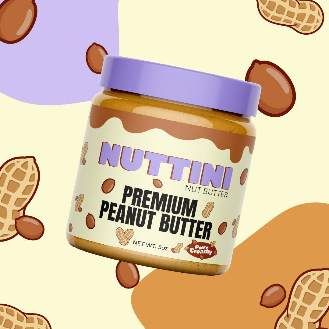 Premium Nut Butter Brand bevarage branding design food graphic design illustration label design logo packaging design