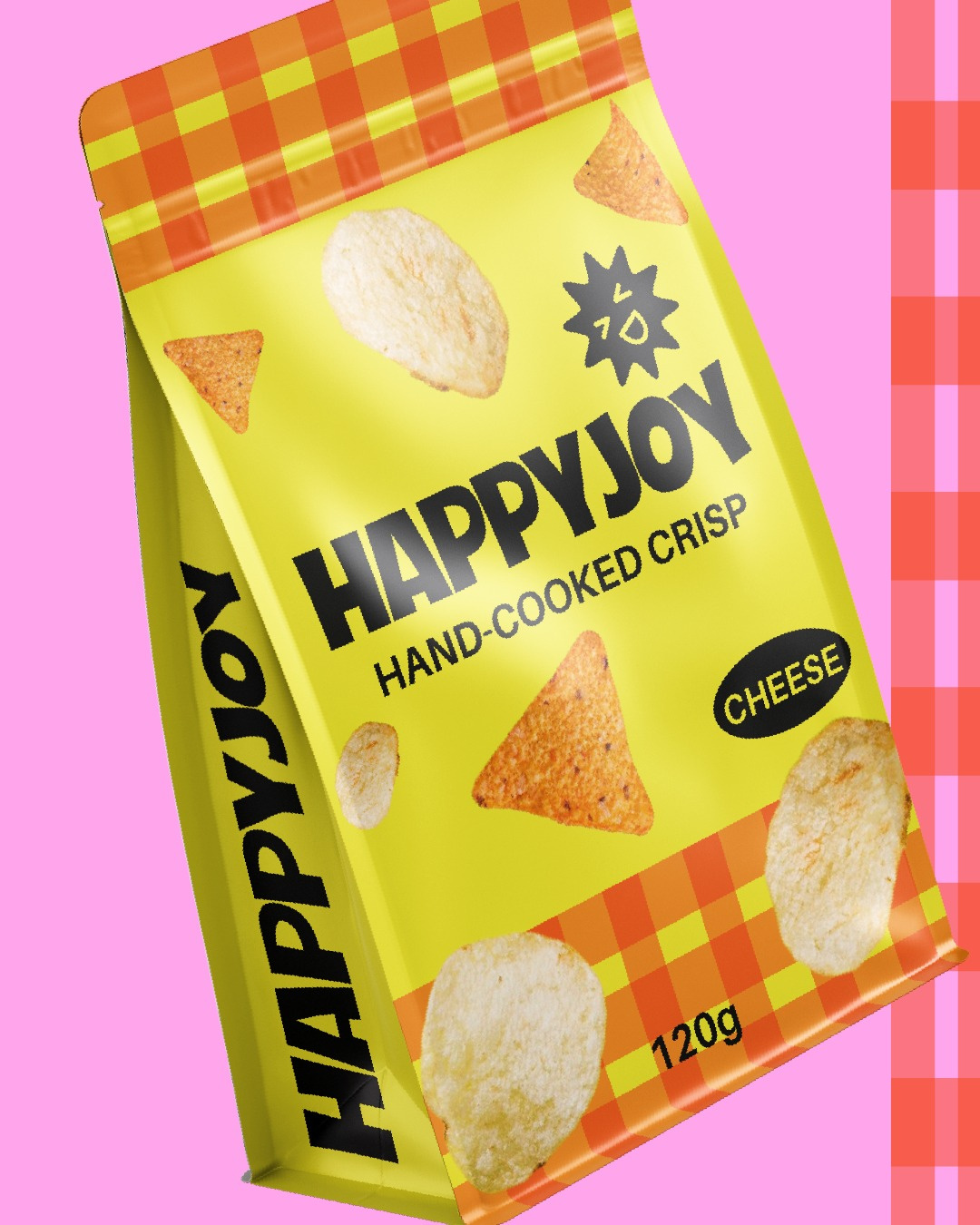 Hand-Cooked Crisp brand branding cookies design food graphic design illustration label design logo packaging design product design visual identity