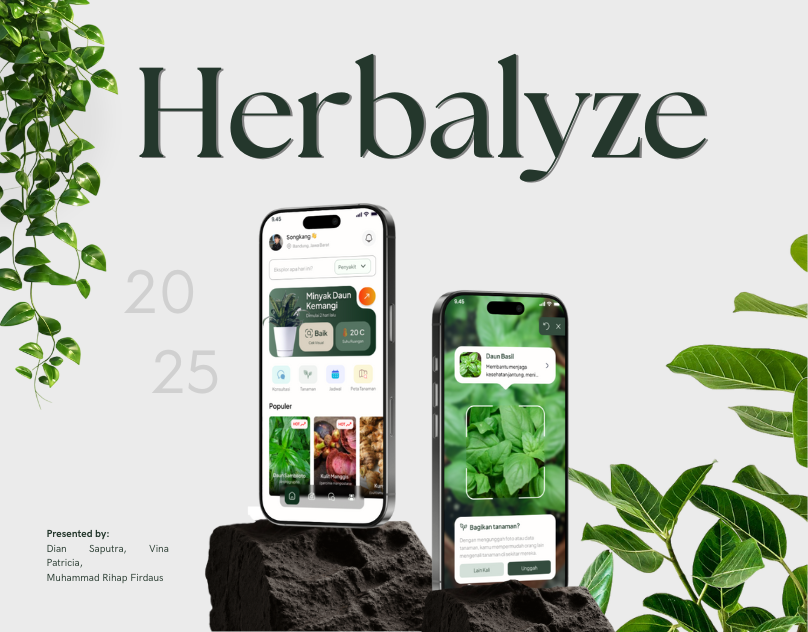 🌿Herbalyze — Smart Herbal Identification App casestudy computervision health herbal mobiledesign plantidentifier plants prototyping sgds uidesign uiux uxdesign