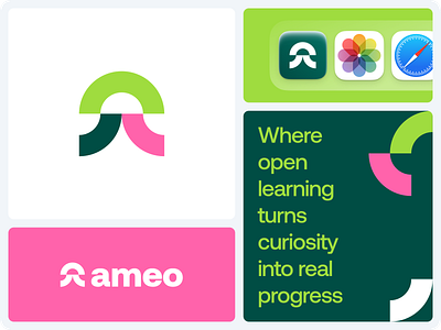 Logo for an educational platform bran guide brand book brand visual branding education logo logo book logo design outcrowd saas visual visual identity