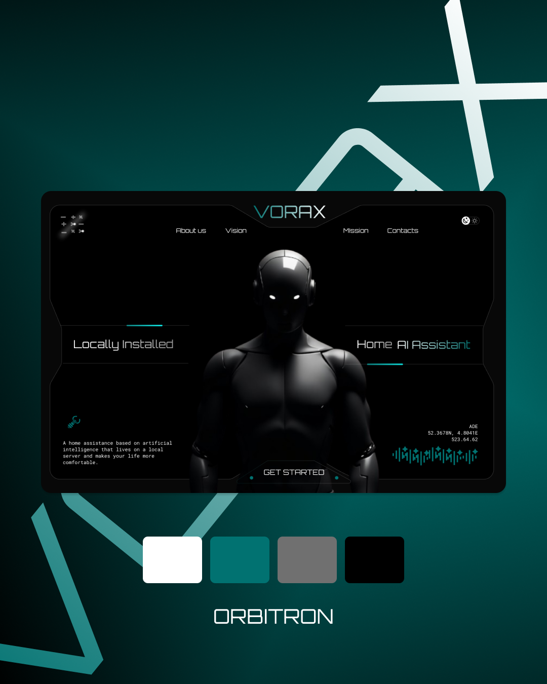 Hero Section for Home AI Assistant ai animation app branding design illustration ui vector