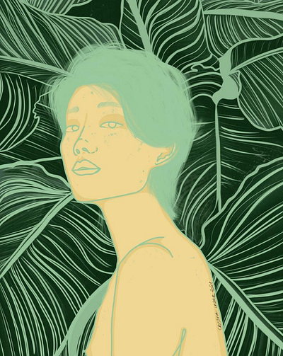 Jungle vibe design illustration