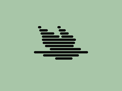 Bird bird branding fly line logo mark